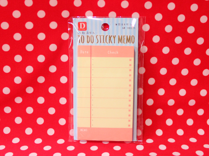 TO DO ふせん デート [ Daiso(ダイソー) ]