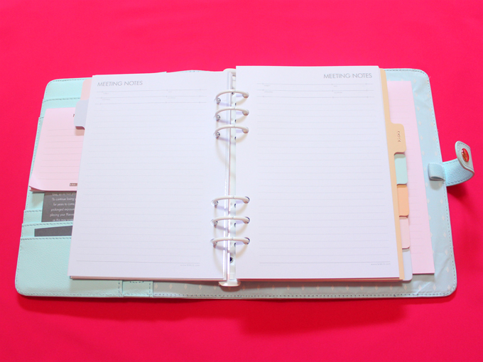 パーソナルプランナー ラージ ミント[ kikki.K(キッキケー) ]