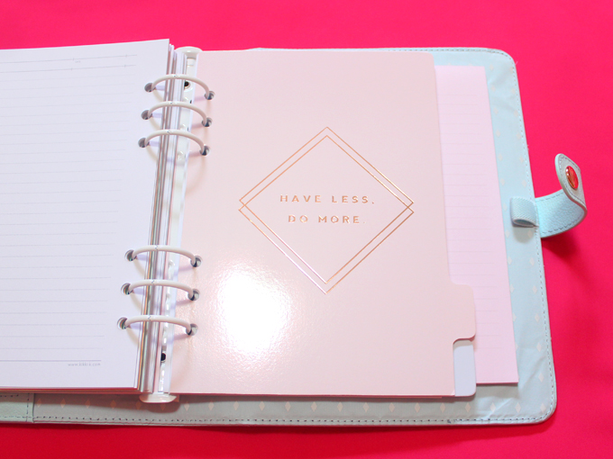 パーソナルプランナー ラージ ミント[ kikki.K(キッキケー) ]