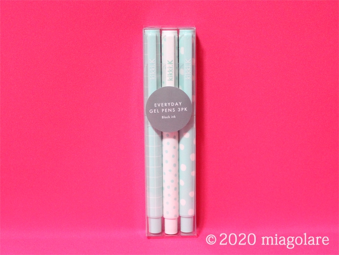 EVERYDAY GEL PENS 3PK MINT: BACK TO SCHOOL [kikki.K]