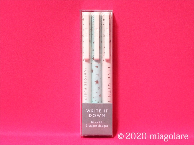 EVERYDAY GEL PENS 3PK: SHE SHINES [kikki.K]