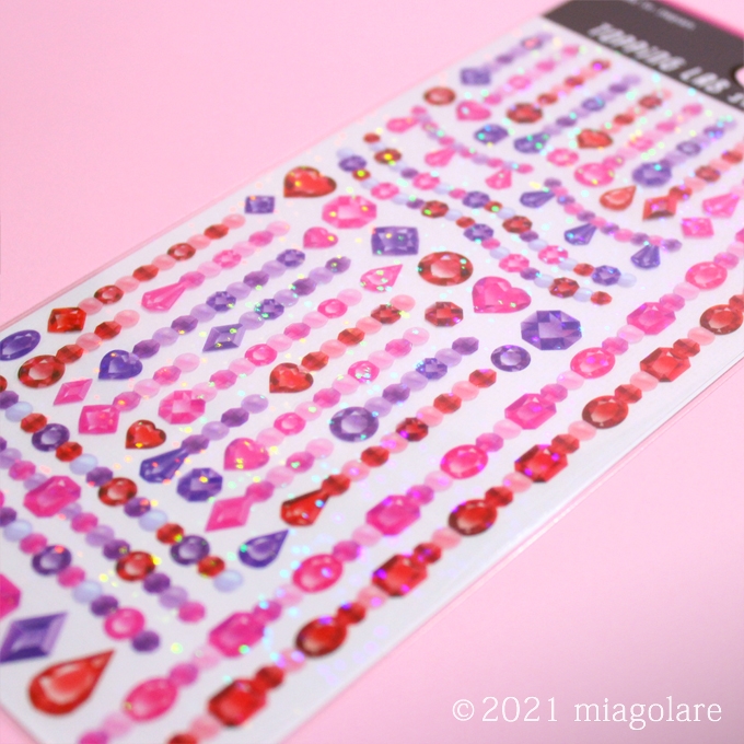 2021年9月発売】宝石のようなシールが可愛いTOPPiNG LAB ジュエル