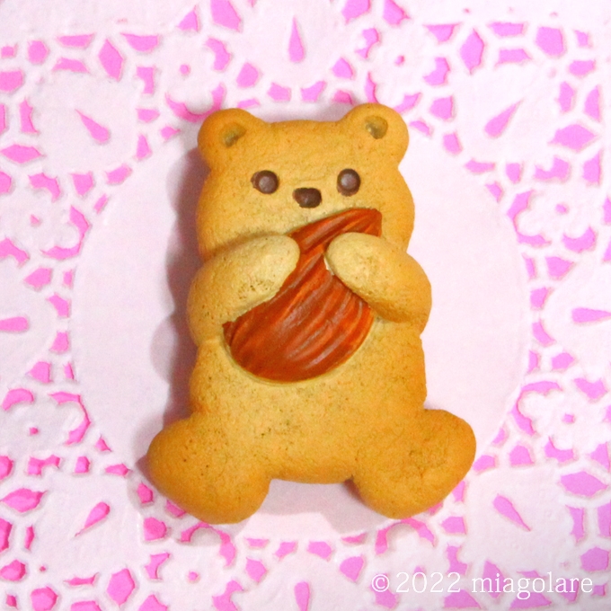ナッツをギュッとした可愛すぎるクッキーベア マグネット [ Can☆Do