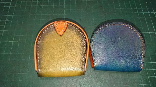 馬蹄型ケース　ヌメ革　[受注製作] 馬蹄型小銭入れ コインケース 栃木レザー ヌメ革 オーダーメイド