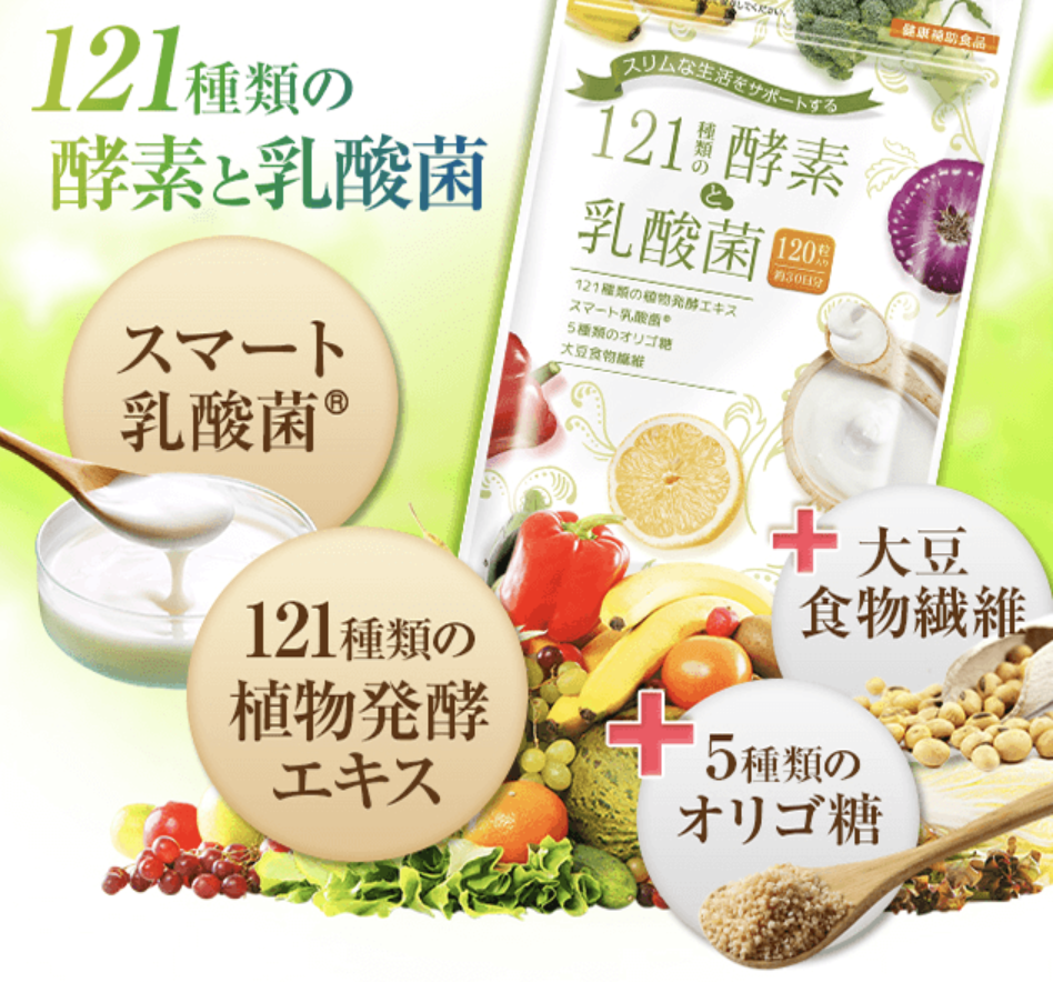 最安値を見つけたので 121種類の酵素と乳酸菌 効果と口コミまとめてみた ヘルシーlabo