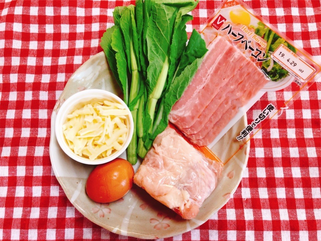 おからパウダーグラタン材料