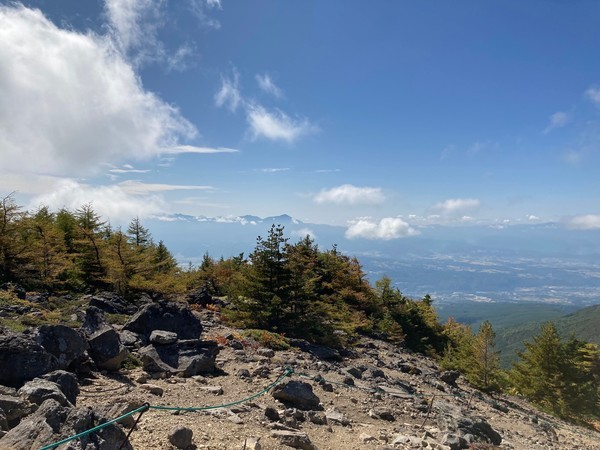 八ヶ岳の大展望