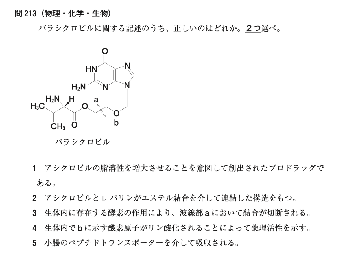 薬剤師国家試験 第104回 問213】なぜプロドラックにしているのか