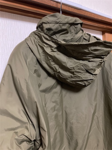 イギリス軍のPCSサーマルジャケットを買った。[イギリス軍のECWCS