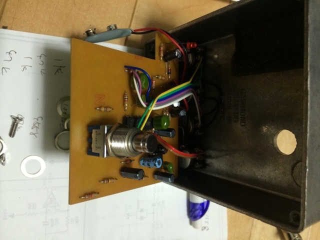 sobbat DRIVE Breaker DB-1 自作 - エフェクター自作記録