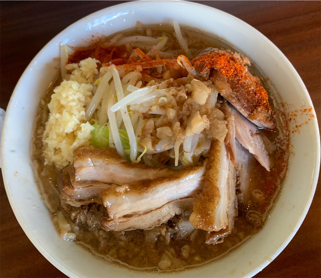 ラーメン荘地球規模で考えろ 未来へ たまに食べたい二郎系ラーメン ちばさんのごはん日記