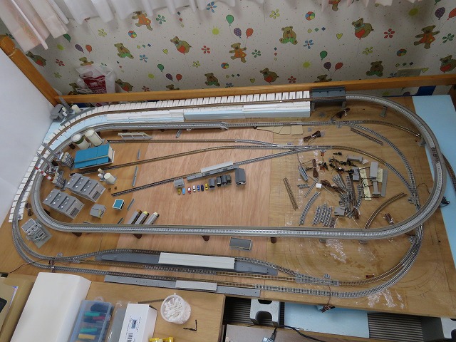 Nゲージレイアウト 終着駅 貨物線とストラクチャーの配置検討 Chiba Train Net