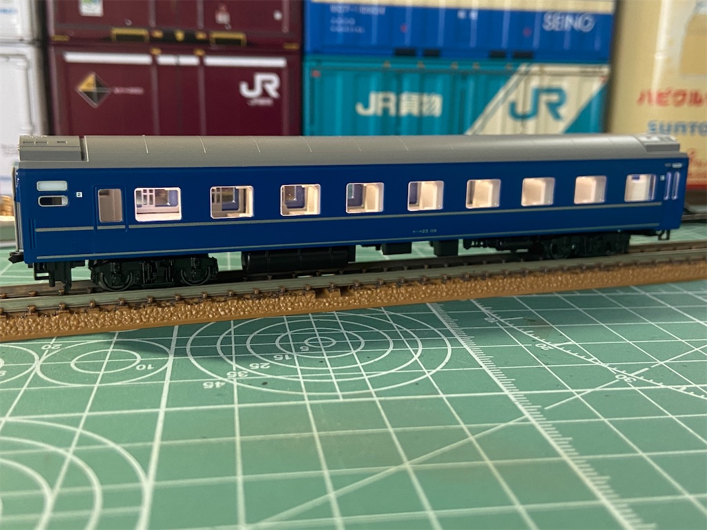 KATO 24系 日本海号 フル編成 室内灯装備 KATO 24系入線整備