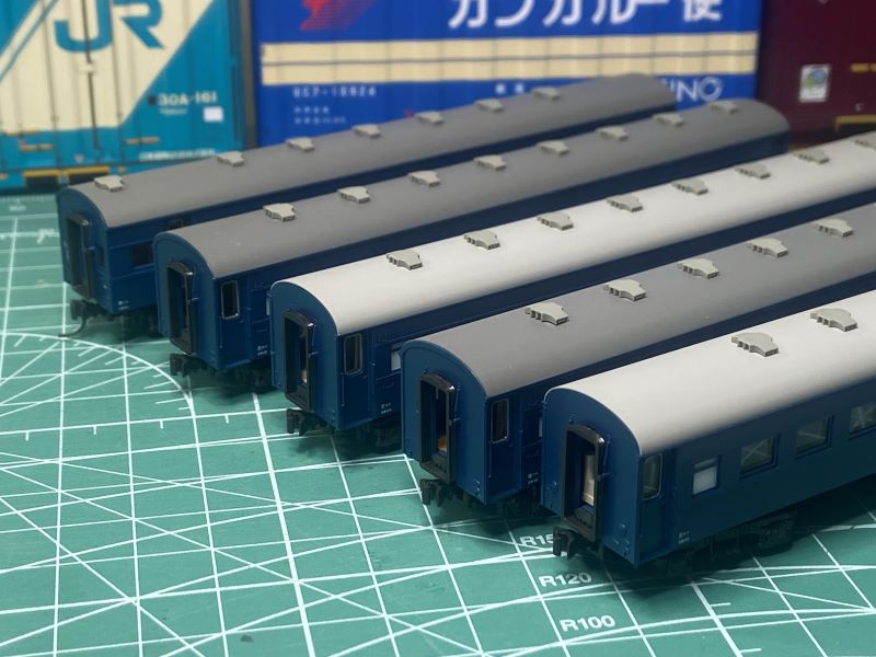 スハ43系客車編成に室内灯を装備しました。 - NEW CHIBA TRAIN NET スハ43系客車編成に室内灯を装備しました。 - NEW CHIBA TRAIN NET