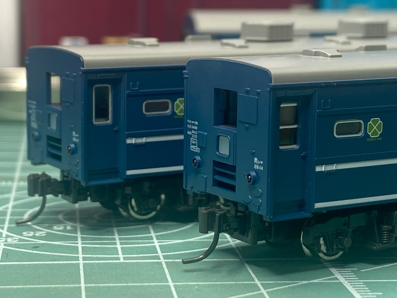 KATO スロ81系／マグネティックナックルカプラー換装と自動解放