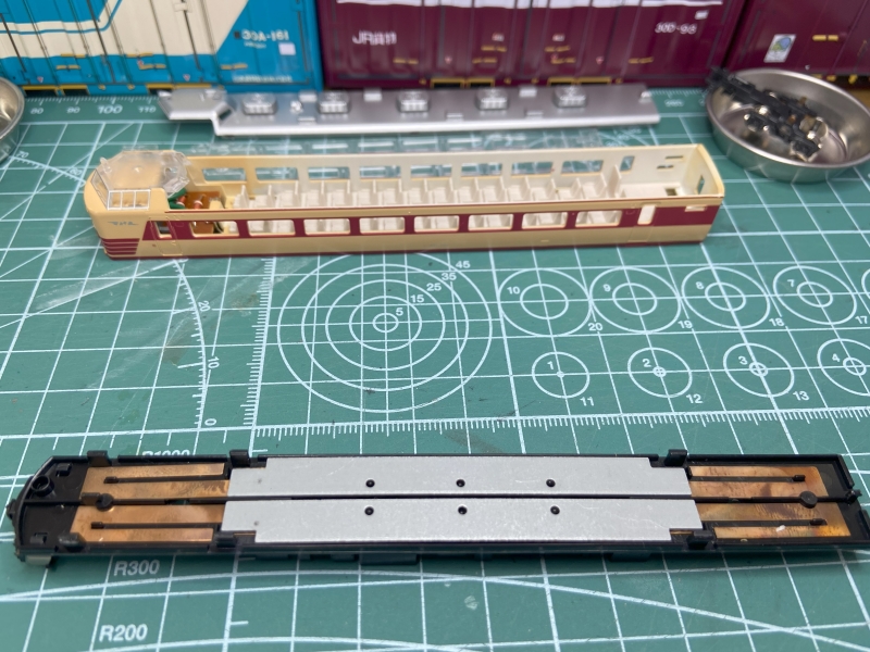 KATO 485系旧製品／前照灯・ヘッドマーク,の点灯復活しました（分解