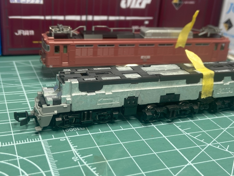 TOMIX EF81－300形（1次形ローズ・田端機関区）／入線