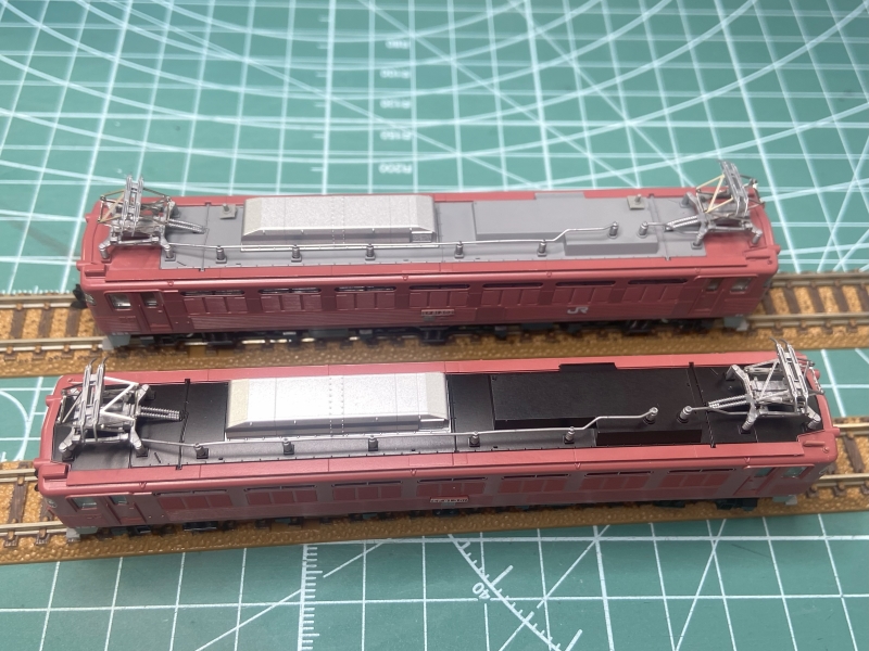 TOMIX EF81－300形（1次形ローズ・田端機関区）／入線