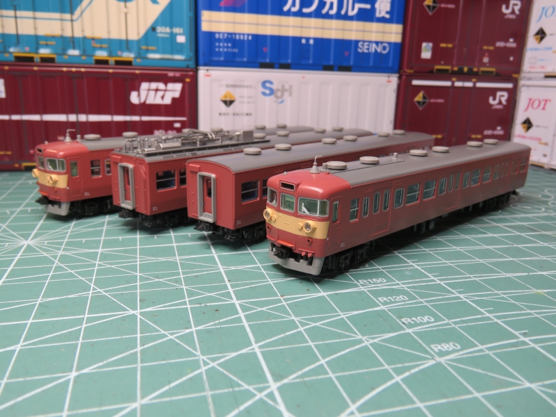 TOMIX 国鉄401系 入線しました／とりあえず車番（インレタ