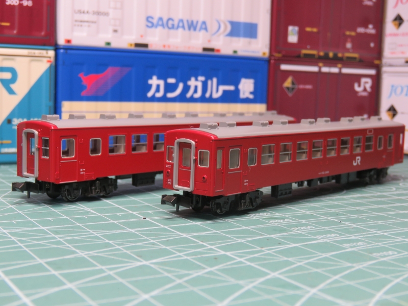 KATO 50系2000番台客車（増結用単品2両）／入線整備完了