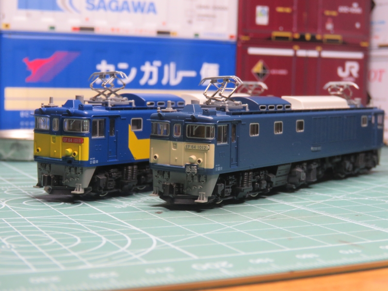 KATO EF64 1000＋コキ18両 （全車katoカプラー換装済） KATO EF64 1000番台（旧製品）／カプラー交換 - NEW CHIBA