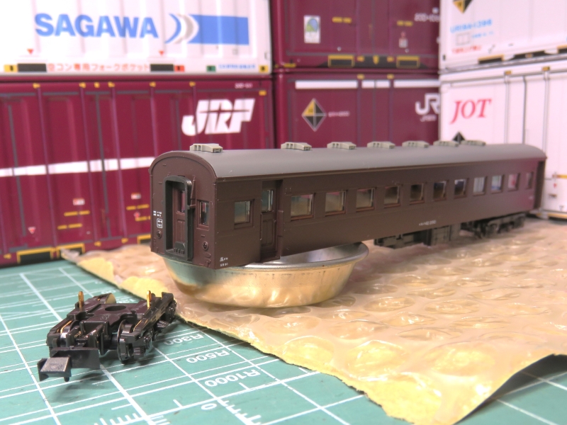 KATO スハ43・スハフ42（茶色）入線報告 - NEW CHIBA TRAIN NET