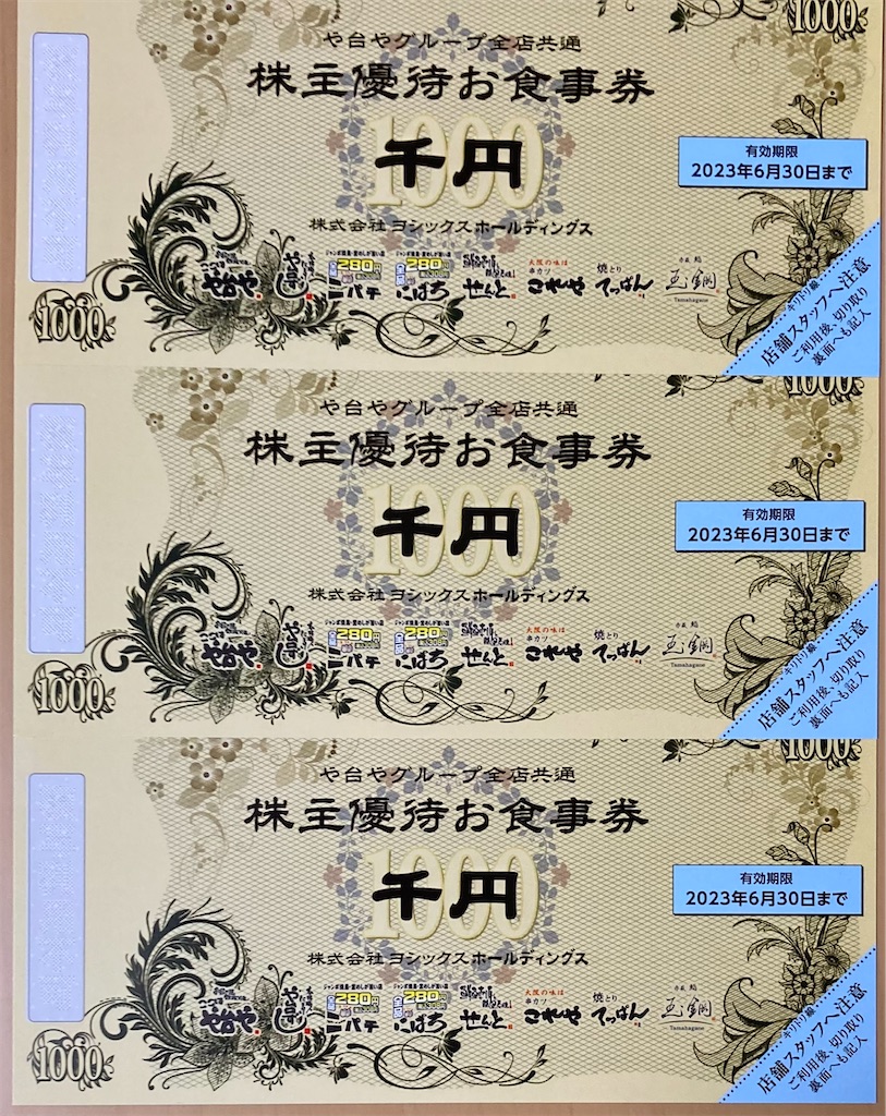 ヨシックスホールディングスの株主優待 - チビ助る～の資産運用日記