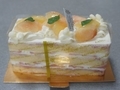 [食]白桃のショートケーキ(2019/05/19)