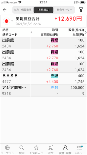 デイトレ 出前館