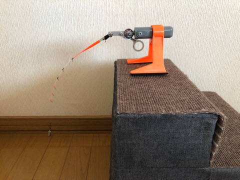 （自作）わかさぎ電動リール&穂先 電動リール＋穂先ケースの自作（簡単だよーん）: ぐうたら釣り日記