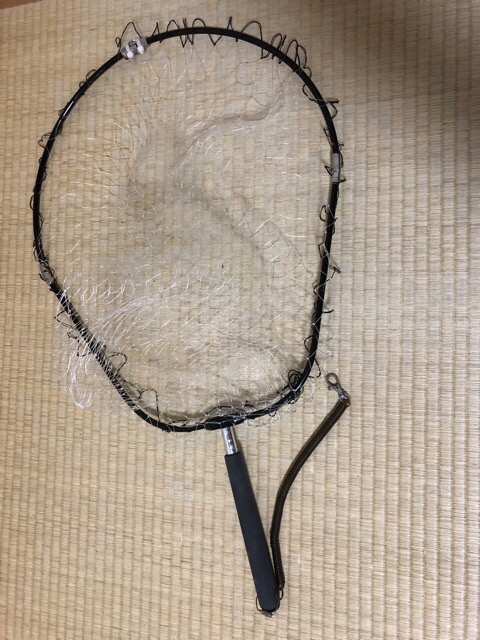 タモホルダー自作diy チコと鬼退治