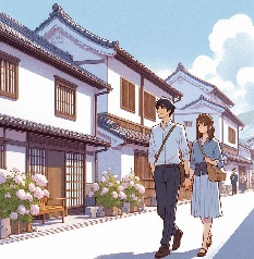 山口県萩市で田舎婚・移住婚を楽しむ東京の女性の画像