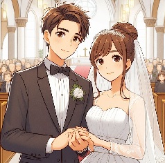 犬好きの婚活ペット婚で出会った二人の結婚式の画像2