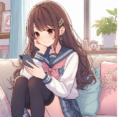 中学生の子供がスマホに夢中になっている画像4