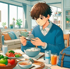 ゲーム依存の中学生がゲームをしている画像5