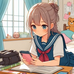ゲーム依存の中学生がゲームをしている画像6