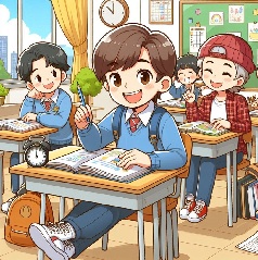ゲーム依存の中学生が高校受験の為に勉強している画像5