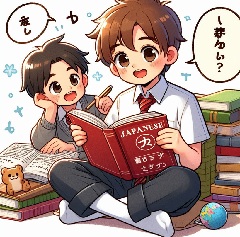 小学生が国語の勉強をしている画像2