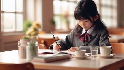 集中力が続かなかった小学生がリビング学習をしている画像24