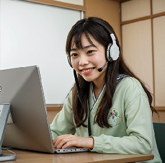 一人っ子の中学生が勉強している写真15