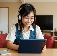 マイペースな中学生は勉強している写真7