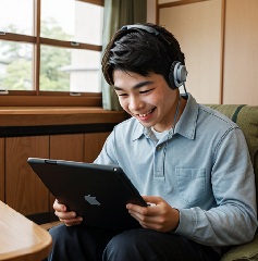 マイペースな中学生は勉強している写真15