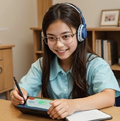 親が共働きの中学生が高校受験の勉強をしている写真11