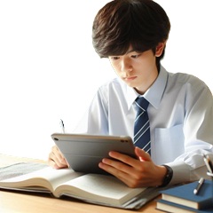 タイパ・コスパ重視で大学受験の勉強をしている高校生の写真3