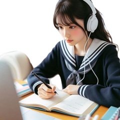 タイパ・コスパ重視で大学受験の勉強をしている高校生の写真14