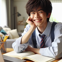 中学生が英語を勉強している写真7