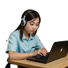 中学生が英語を勉強している写真13