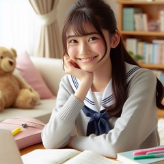 中学生が理科の勉強をしている写真2
