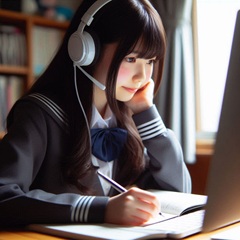 中学生が理科の勉強をしている写真20