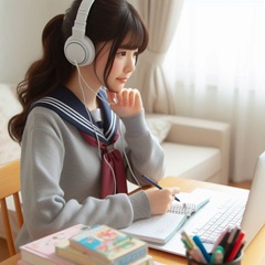 子供の成績を上げる脳科学に基づいた勉強法で勉強をしている写真6